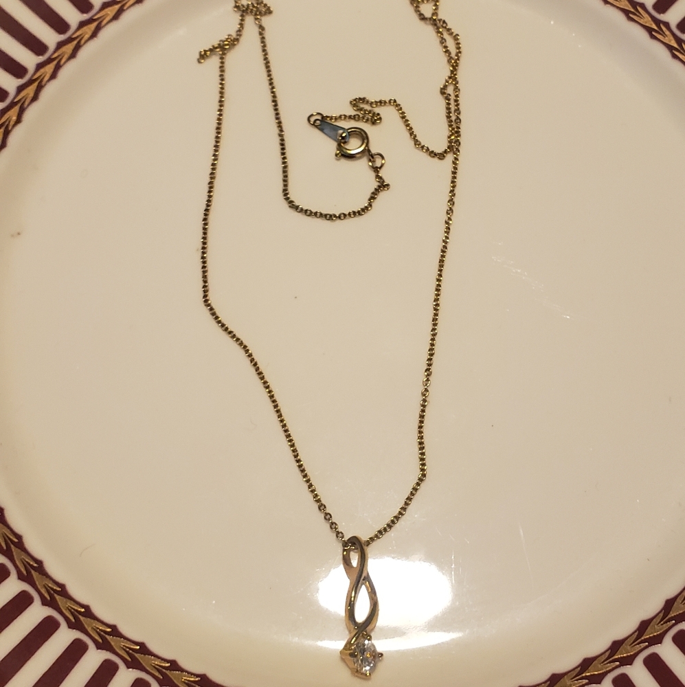 Gold plated necklace